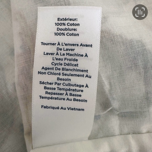 Talbots Cream Multicolored Paisley Flutter Sleeve
Lined Blouse NWT Size 3X - Picture 6 of 6